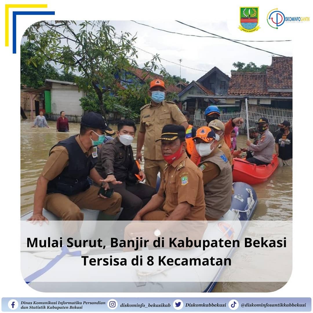 Mulai Surut Banjir Di Kabupaten Bekasi Tersisa Di 8 Kecamatan WMTV